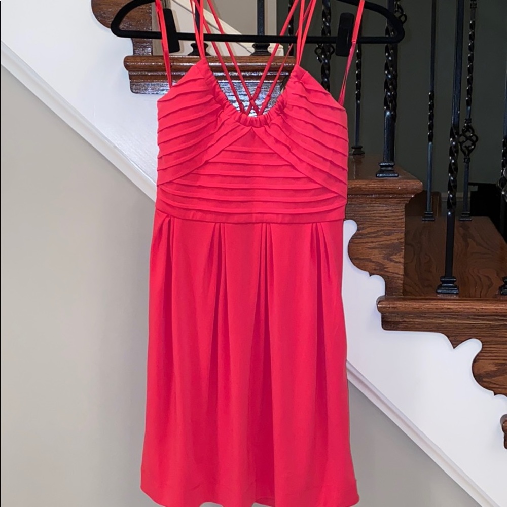 bcbg pink dress